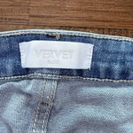 Vervet Blue Women's denim shorts size 2X raw hem cuff off jean shorts Photo 3