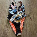 Maaji   Evening Ambiance Reversible Safari Plunge Neck One-Piece Swimsuit- New‎ Photo 3