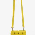 Anthropologie  Yellow Woven Bag Photo 4