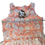 Minuet  Peach Lace Overlay Dress Photo 8