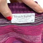 Tricots St. Raphael Vintage  Purple Multicolor Western Cardigan Sweater Cotton S Photo 9