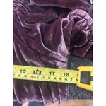 Loft Sweetheart Velvet Puff Sleeve Top Dark Pink Size Petite Small Fairy Ballet Photo 5