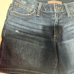 joe's jeans JOE’S Jeans Mid Rise Distressed Hailey Blue Denim Rolled Cuff Shorts size 26 Photo 8