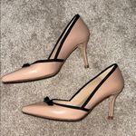 LK Bennett Beige Heels with Black Bow Tan Size 6.5 Photo 5