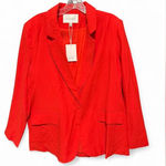 Lucy Paris Vibrant Red Blazer Photo 0