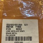 Saint Laurent  Long Venetian Chain Necklace in Metal 692124 Photo 6