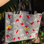 Sanrio My Melody White And Black Checkered Tote Bag Photo 1