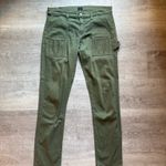 Citizens of Humanity Leah Carpenter Pants In Fatigue Green Patch Pockets Size 27 Photo 2