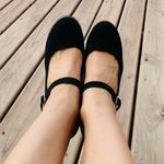 Nice mid wedge shoes🌷🌷 Black Size 10 Photo 6