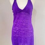 Victoria's Secret  purple lace slip on adjustable strap mini dress Photo 0