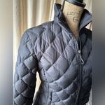 Kenneth Cole Reaction Black Quilted Down Zip Up Jacket Photo 1