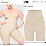 SKIMS  seamless Sculpt High Waisted Above the Knee Short mica Clay Size‎ XS NWOB Photo 2