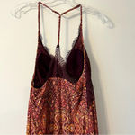 Victoria's Secret  Slip Dress Night Gown Comfy Soft Purple Boho Print Small Photo 1