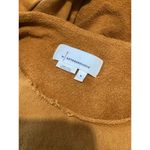 Anthropologie Mustard Yellow Tie Back Sweatshirt Short Sleeve M Photo 4