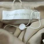 Jonathan Simkhai Caitlyn Champagne Satin Gown Open Back Dress NWT Women’s 4 Gold Photo 9