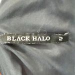 Black Halo Navy Light Blue Tweed Colorblock Shift Dress size 2 Professional Photo 7