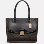 Coach Avary Tote In Signature Canvas Handbag Photo 0