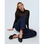 Madewell The April Ballet Flat in black, size 6 Photo 2