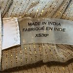 Ramy Brook  Tilda strapless tube top cover gold lurex and crochet hem, XS, NWT Photo 11