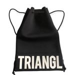 Triangl Neoprene Bikini Black Drawstring Bag/Pouch Backpack Photo 1