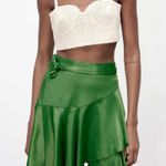 ZARA  Woman SKIRTS | SHORT WRAP SKIRT Green | 7563/054 small Photo 1