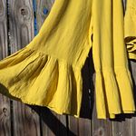 Bryn Walker  Yellow Linen Pant Suit Pants M Top S Photo 5