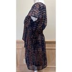 Fire Los Angeles Dress ~ V-Neck Brown ~ Size Large Photo 1