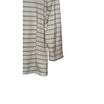 Quacker Factory Women's Top Vintage Pink Sequin Flamingos 3/4 Length Beige Small Photo 7