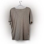 Juicy Couture Y2K Tan Dolman Sleeve Blouse with Twist Front Photo 1