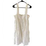 Amanda Uprichard  Mitzi Tiered Midi Dress in White Photo 7