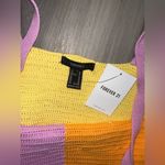 Forever 21 NWT  Beach Crochet Colorful Patchwork Starfish Thin Strap Tank Top Photo 1