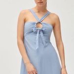 Urban Outfitters UO Y-Neck Twist-Front Mini Dress Photo 0