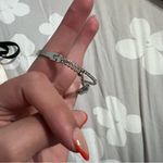 Swavorski Swarovski Silver Bracelet with Padlock Charm Photo 2