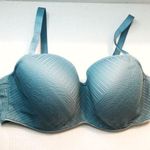 Third Love Bra Everyday Lace T-Shirt Bra in Teal Blue Sz 40E / 40DD EUC Photo 0