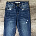 Vervet Flying Monkey Dark Blue Distressed Skinny Jeans Photo 3