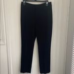 NYDJ Ponte Knit Black Ankle Pants Front Seam Stretch Lift X Tuck Classic Size 4 Photo 2