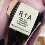 NWT RtA Kiki 100% Lambskin Leather Flare Cropped Pants In Purple Haze $1195 Size 25 Photo 10