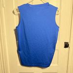 Nike Women’s Dri-Fit Athletic Tank Top Sleevless shirt size medium Blue Logo Photo 3