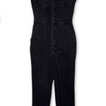 Good American ‎ Black Denim Jumpsuit Photo 2
