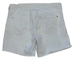 Pilcro and the Letterpress PILCRO‎ White Stretch Denim Distressed Shorts Mid-rise 30 (35) Photo 3