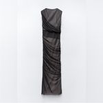 ZARA Brand New Mixed Tulle Bodycon Dress Size S Photo 2