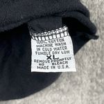 Jakes Rhinestone Heart Wings Long Sleeve Shirt Womens XL Black Y2K Graphic Photo 6