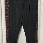 Swimsuit For All Swimsuits For All Black and Pink Patterned Capri Swim Leggings Size 20 Photo 0