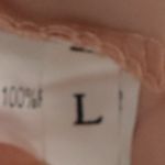 Pink Pleated Wide Leg Boho Preppy Straight Business Casual Trousers Pant L Large Photo 7