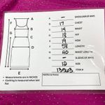 Cassandra Stone Silk Beaded Fringe Gown Size 12 Fuchsia Prom Evening HOCO FLAWED Pink Photo 14