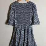 Rebecca Taylor NWOT La Vie Petula Smock Mini Dress Womens Small Blue Floral Chic Photo 5