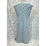 Boden Penny Jersey Dress Swallow Print Sleeveless Light Blue Womens Size 12 Photo 3