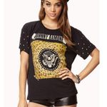 Black Graphic Studded Johnny Ramone T Photo 2