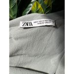 ZARA  Off the Shoulder Scrunched Mini Cocktail Dress Size Medium Photo 5