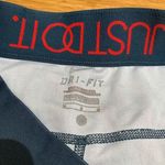 Nike Leggings Womens Medium Gray Pink Pro Dri-FIT Crop Running Workout Just Do Photo 4